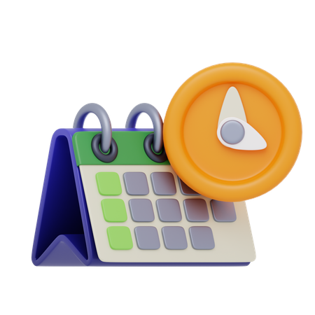 Date limite  3D Icon