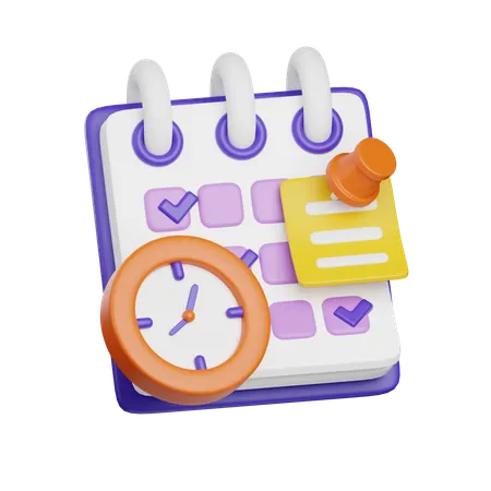 Date limite des affaires  3D Icon