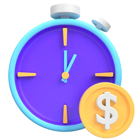 Date limite financière  3D Icon