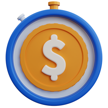 Date limite financière  3D Icon