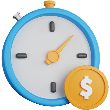 Date limite financière  3D Icon