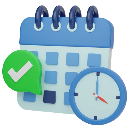 Date Marked  3D Icon