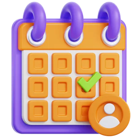 Date of Birth  3D Icon