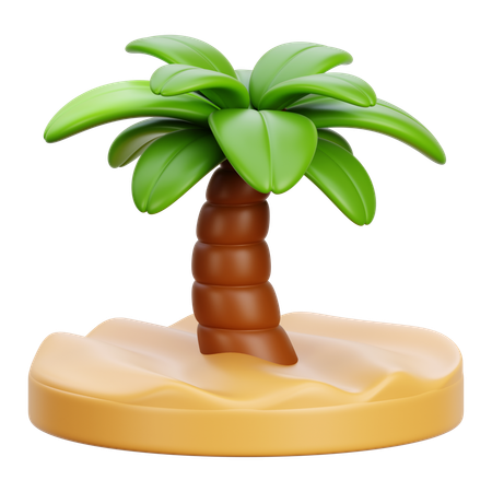 Date Palm  3D Icon