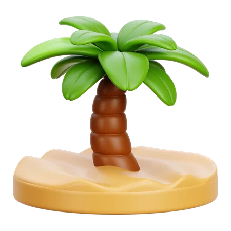 Date Palm  3D Icon