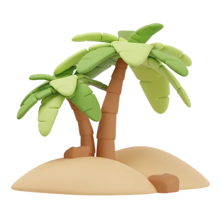 Date Palm  3D Icon