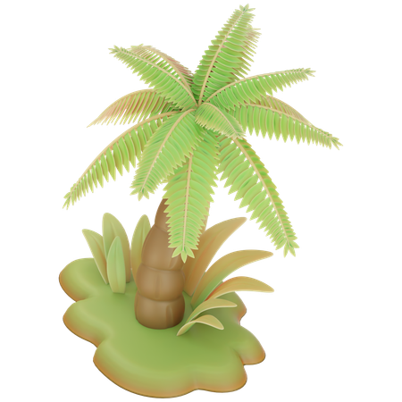 Date Palm  3D Icon