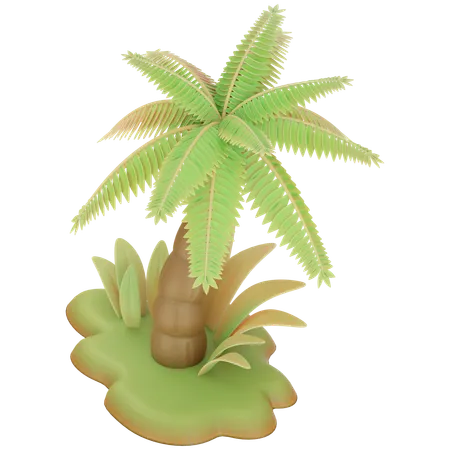 Date Palm  3D Icon