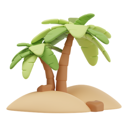 Date Palm  3D Icon