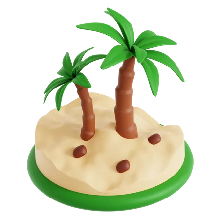 Date Palm Desert  3D Icon