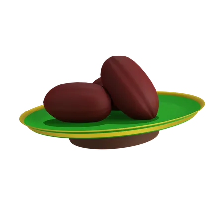 Date Palm Fruit  3D Icon