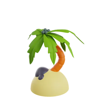 Date Palm Tree  3D Icon