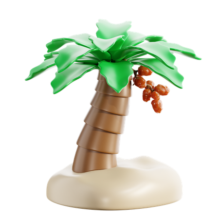 Date Tree  3D Icon