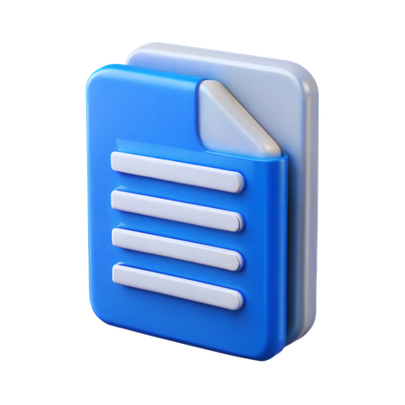 Datei  3D Icon