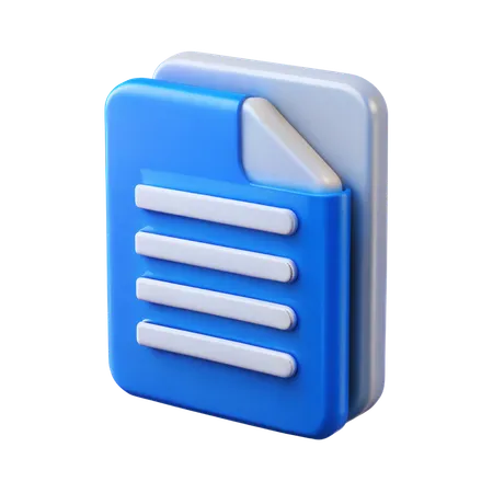 Datei  3D Icon