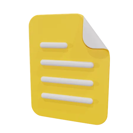 Datei  3D Icon