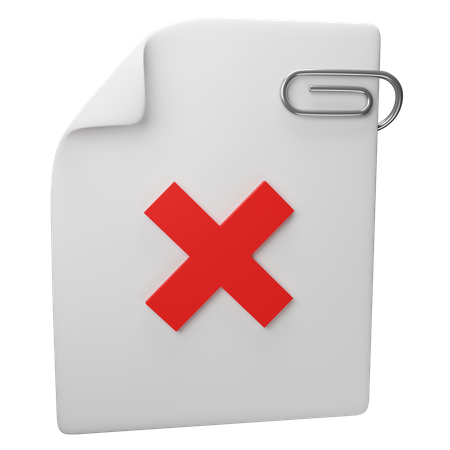 Datei löschen  3D Icon