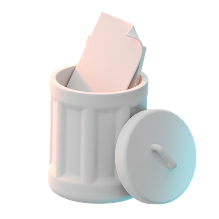 Datei Papierkorb  3D Icon