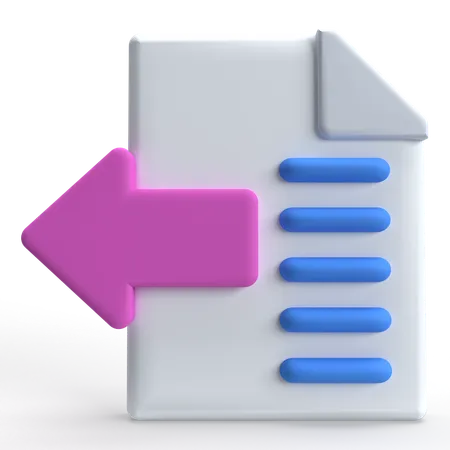 Datei senden  3D Icon