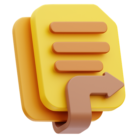 Datei senden  3D Icon