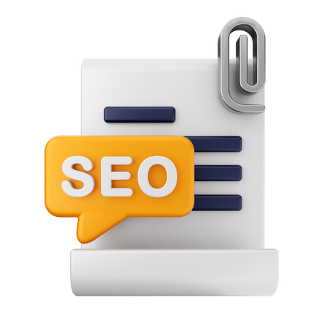 Datei-SEO  3D Icon