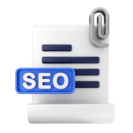 Datei-SEO  3D Icon