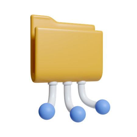 Datei Übertragung  3D Icon