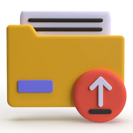 Datei-Upload  3D Icon