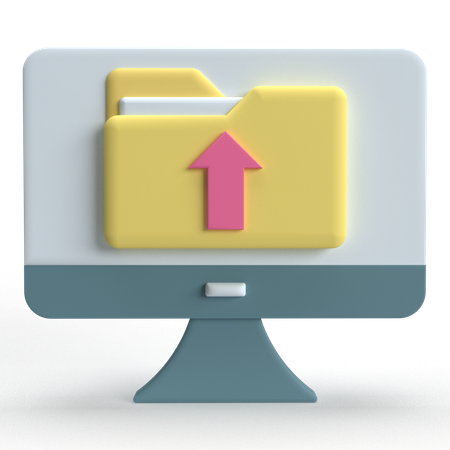 Datei-Upload  3D Icon