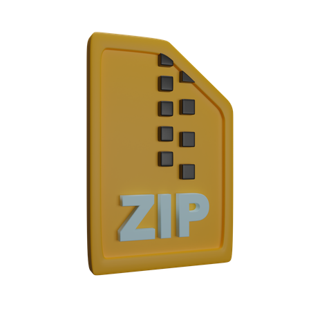 ZIP-Datei  3D Icon