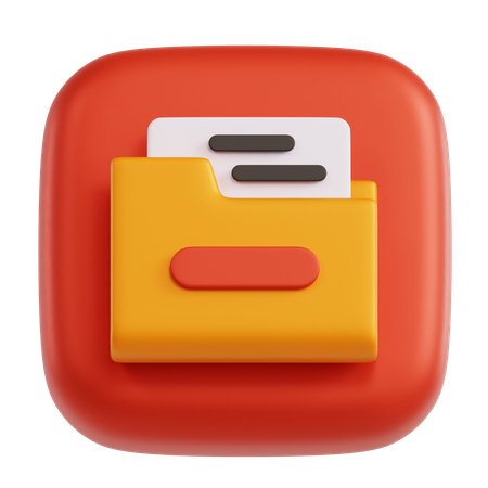 Ordner „files“  3D Icon