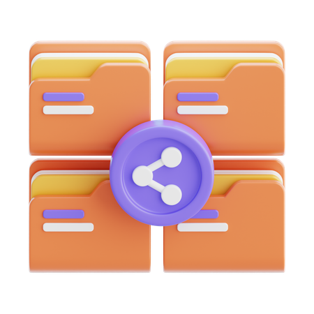 Datenaustausch  3D Icon