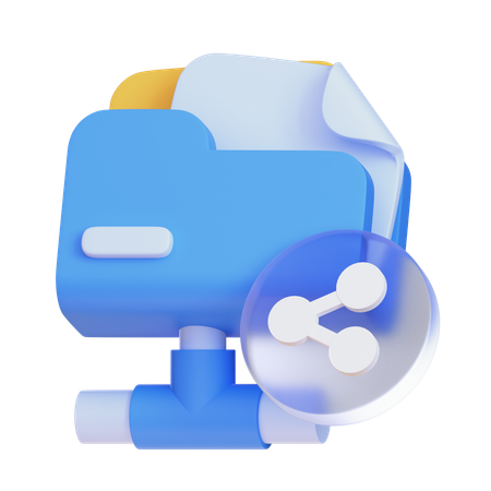 Datenaustausch  3D Icon