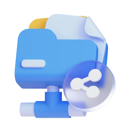 Datenaustausch  3D Icon