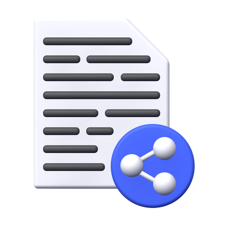 Dateifreigabe  3D Icon