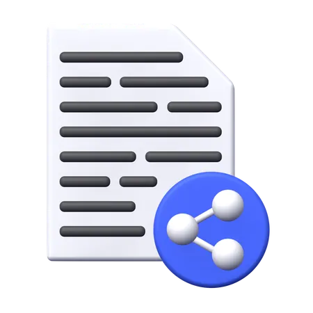 Dateifreigabe  3D Icon