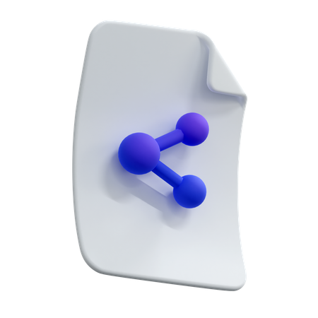 Dateifreigabe  3D Icon