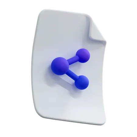 Dateifreigabe  3D Icon