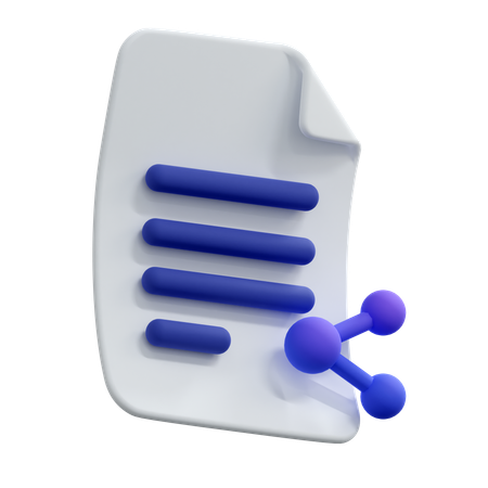 Dateifreigabe  3D Icon
