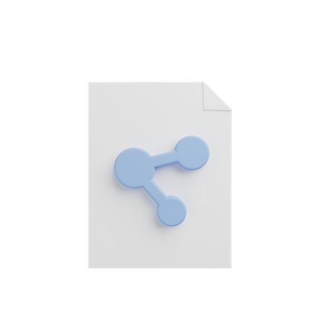 Dateifreigabe  3D Illustration