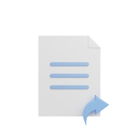 Dateifreigabe  3D Illustration