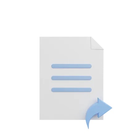 Dateifreigabe  3D Illustration