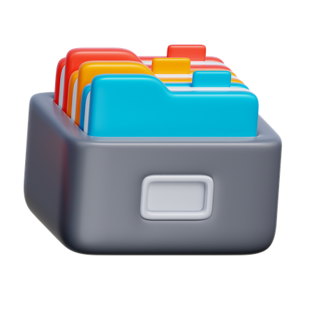 Dateiorganisation  3D Icon