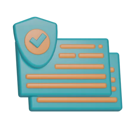 Dateisicherheit  3D Icon