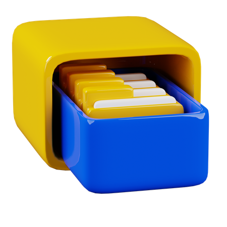 Dateispeicher  3D Icon