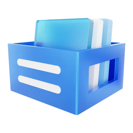 Dateispeicher  3D Icon