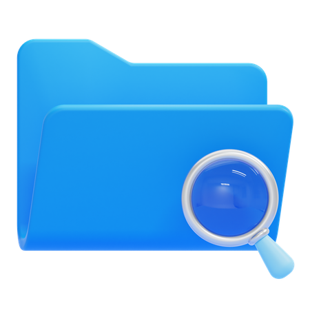 Dateisuche  3D Icon