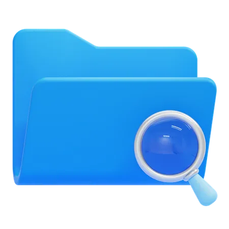 Dateisuche  3D Icon