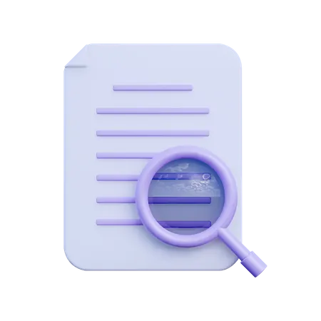 Dateisuche  3D Icon