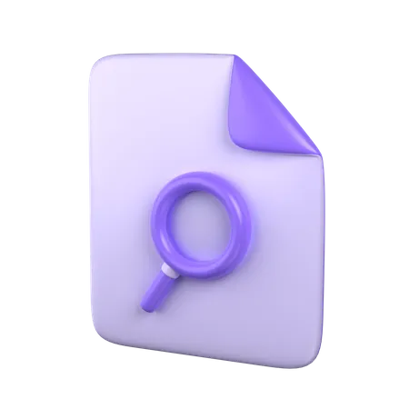 Dateisuche  3D Icon